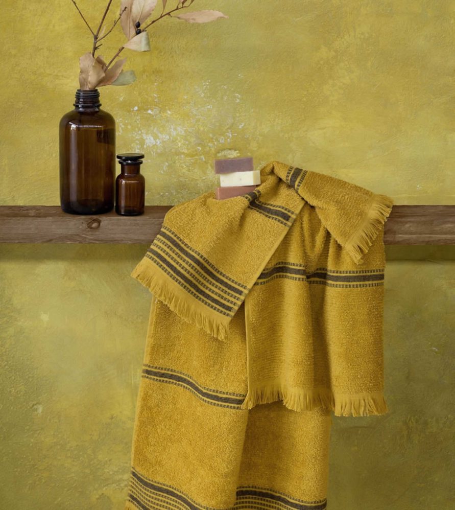 Πετσέτα Shein της NIMA HOME - Mustard Beige