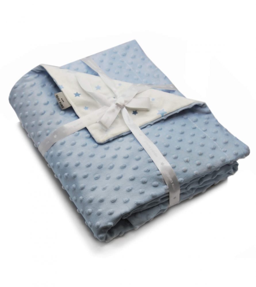 Βρεφική Fleece Κουβέρτα TOPPY της PIERRE CARDIN - BLUE
