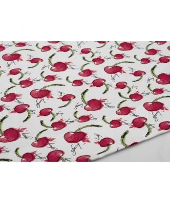 Αλέκιαστο Καρέ (90x90) Cherry 456 White-Red της DIMcol