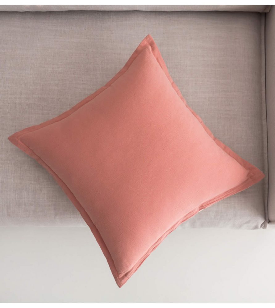 Διακοσμητική Μαξιλαροθήκη Light veil 309/17 Apple pink/Vanilla της GOFIS HOME (43x43)