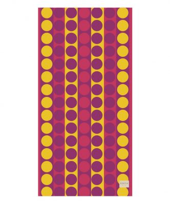 PESADA 27 Βελουτέ Πετσέτα Θαλάσσης της ΚΕΝΤΙΑ (80x160) - PURPLE- PINK- YELLOW