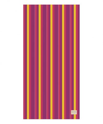 PARIKIA 27 Βελουτέ Πετσέτα Θαλάσσης της ΚΕΝΤΙΑ (80x160) - PURPLE- PINK- YELLOW
