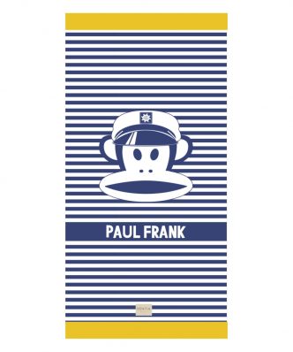 PAUL FRANK 31 Παιδική Βελουτέ Πετσέτα Θαλάσσης της ΚΕΝΤΙΑ (70x140) - BLUE- WHITE- YELLOW