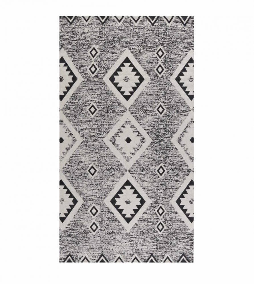 PAXTON Χαλάκι της ΚΕΝΤΙΑ (70x140) - GREY- BLACK- OFF WHITE