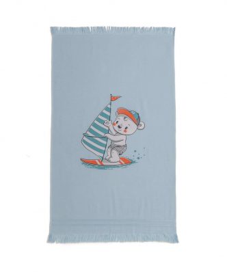 Παιδική Πετσέτα Θαλάσσης SURFER LIGHT BLUE της MELINEN (70x120)