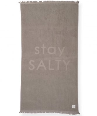 Πετσέτα Θαλάσσης STAY SALTY TAUPE της NEF-NEF (90x170)