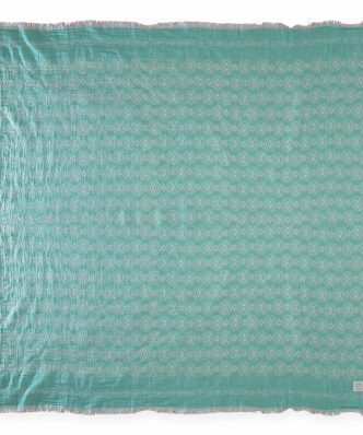 Πετσέτα Θαλάσσης/Κουβέρτα Παραλίας - Picnic NORTH AQUA της NEF-NEF (180x180)