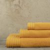 Σετ (3τμχ) Πετσέτες Μπάνιου Feel Fresh Orange της NIMA HOME (40x60+50x100+90x145)