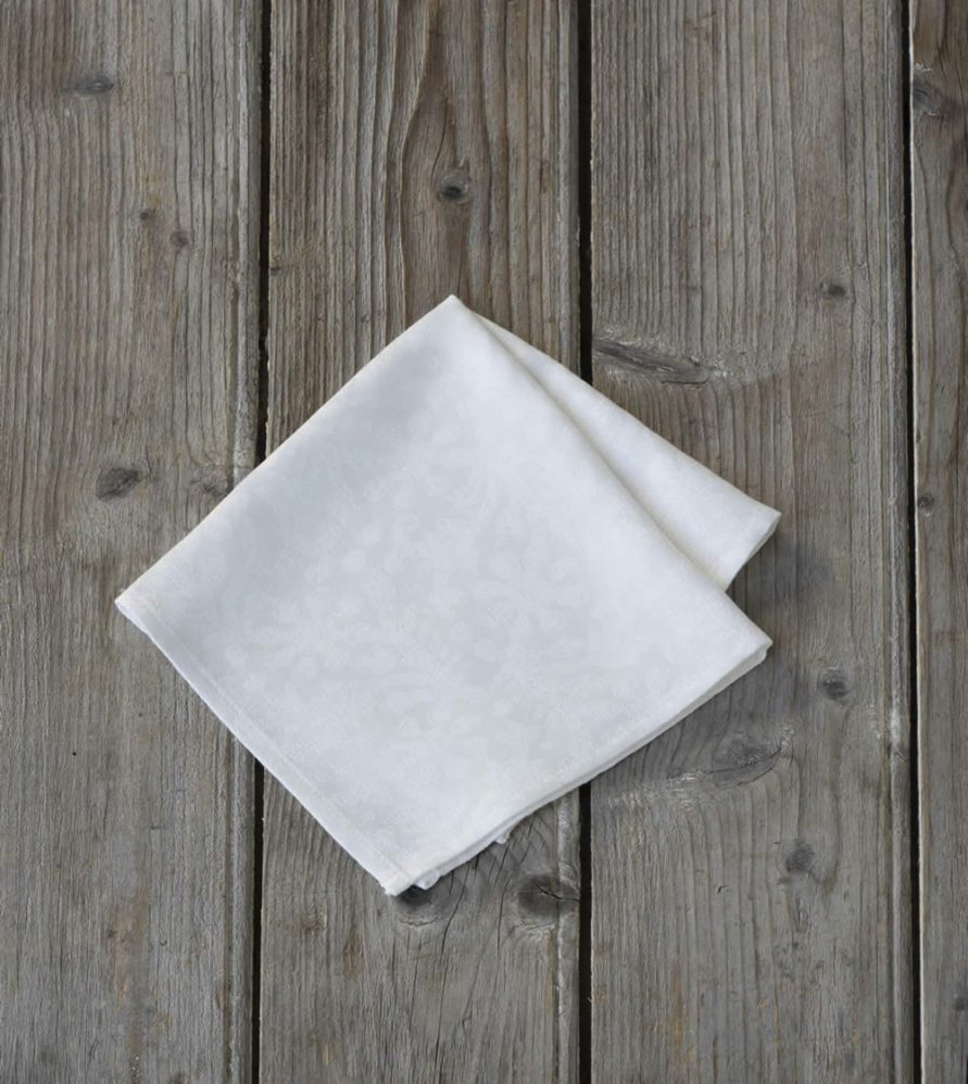 Σετ (4τμχ) Πετσέτες Φαγητού Salma Off White της NIMA HOME (42x42)