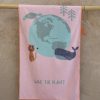 Παιδική Πετσέτα Θαλάσσης Save The Planet της NIMA HOME (70x140)