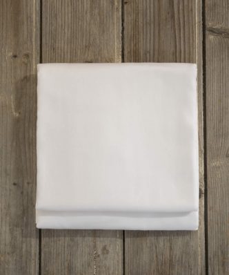 Βαμβακοσατέν Κατωσέντονο με Λάστιχο Μονό Superior Satin White της NIMA HOME (100x200+34)
