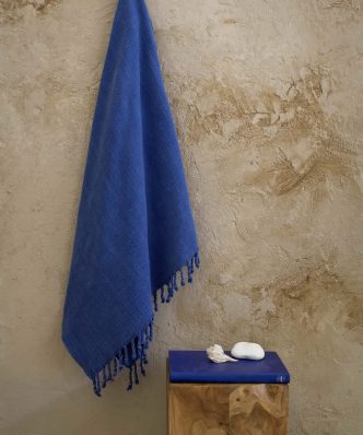 Πετσέτα/Παρεό Θαλάσσης Vira Navy Blue της NIMA HOME (85x170)