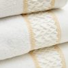 Σετ (3τμχ) Πετσέτες Μπάνιου Callista Λευκό της BOREA 5