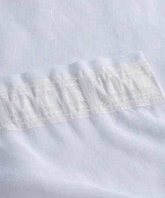 Κουρτίνα με Τρέσα ROXANE WHITE της NEF-NEF (140x270)