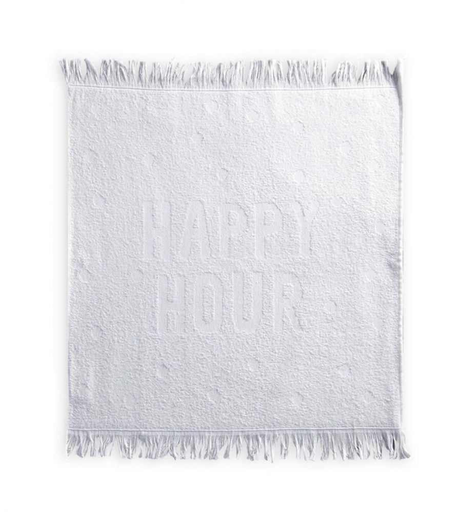 Ζακάρ Ποτηρόπανο Φροτέ HAPPY HOUR OFF WHITE της NEF-NEF (50x50)