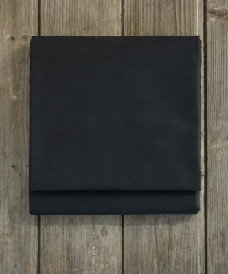 Βαμβακοσατέν Παπλωματοθήκη Υπέρδιπλη Superior Satin της NIMA HOME (220x240) - Black
