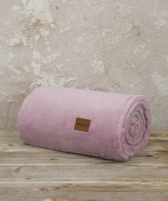 Κουβέρτα καναπέ Mellow της NIMA HOME (130x170) - Pink
