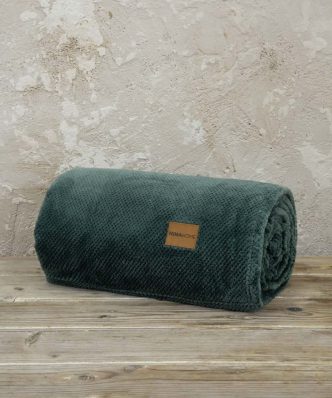 Κουβέρτα Fleece Μονή Mellow της NIMA HOME (150x220) - Green