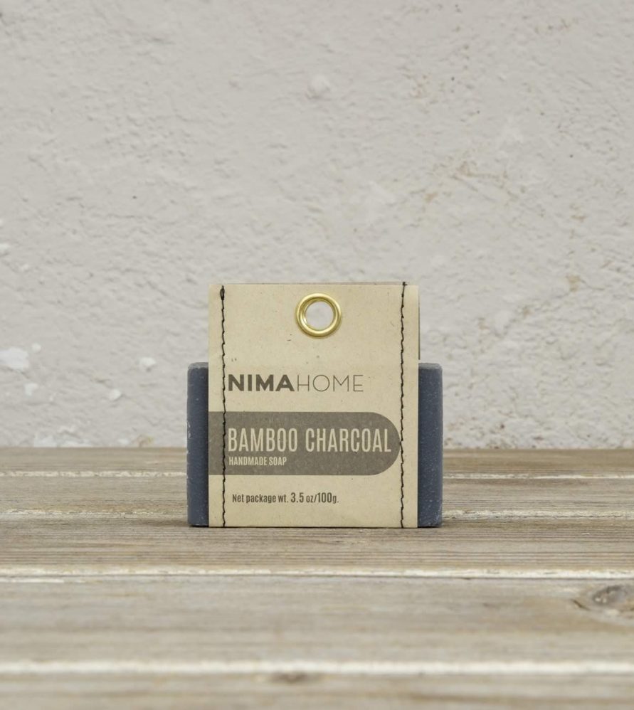 Σαπούνι χειροποίητο της NIMA HOME (100g) - Bamboo Charcoal