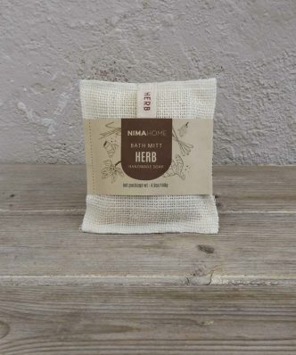 Σαπούνι/Σφουγγάρι απολέπισης Wash Pad της NIMA HOME (140g) - Herb
