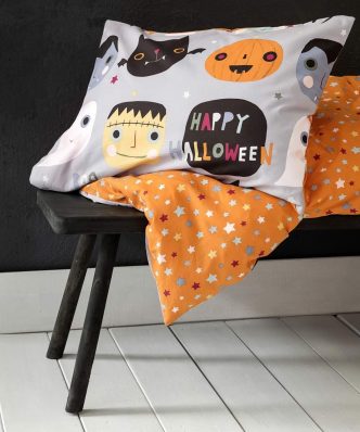 Σετ Παιδικά Σεντόνια Μονά Happy Halloween της NIMA HOME (170x255)