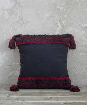 Διακοσμητικό μαξιλάρι Janelle της NIMA HOME (45x45) - Dark Gray