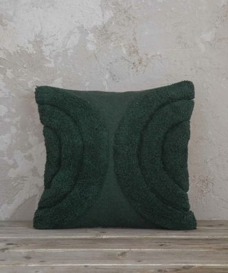 Διακοσμητικό μαξιλάρι Hanna της NIMA HOME (45x45) - Dark Green