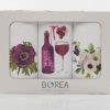 Σετ (3τμχ) Ποτηρόπανα Κουζίνας Vino της BOREA (50x70) 3