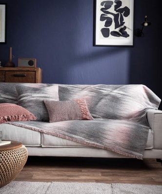 Ριχτάρι Καναπέ Kalbo 262/17 Grey/Pink της GOFIS HOME