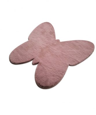 Χαλί PUFFY JM7 DARK PINK BUTTERFLY ANTISLIP της New Plan (Δ:160cm)