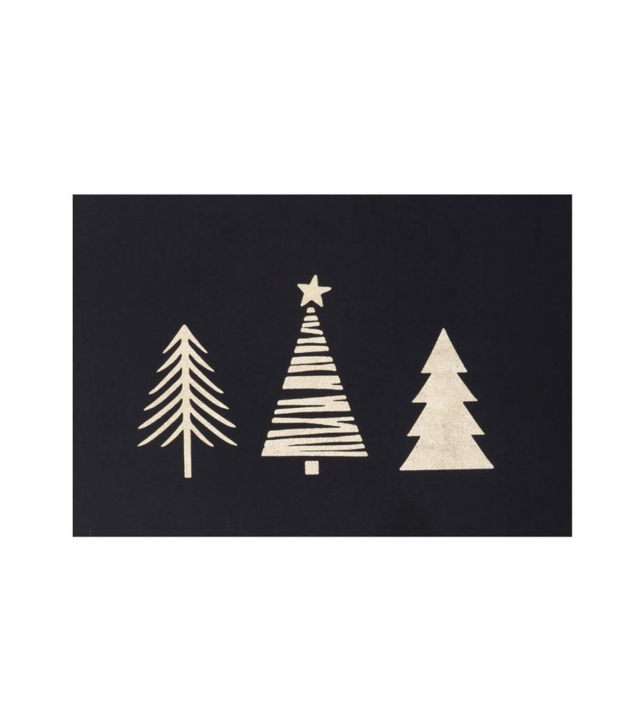 Χριστουγεννιάτικο Σουπλά JOLLY BLACK της NEF-NEF (33x48)