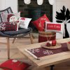Χριστουγεννιάτικο Διακοσμητικό Μαξιλάρι TIFFANI RED της NEF-NEF (45x45) 1