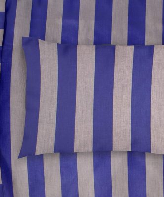 Παιδική Βαμβακοσατέν Μαξιλαροθήκη Stripes 157 Purple-Grey της DIMcol (50x70)
