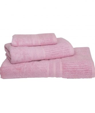 Σετ (3τμχ) Πετσέτες Μπάνιου Modal 2 Blush Pink της Anna Riska