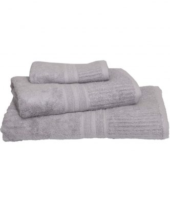 Σετ (3τμχ) Πετσέτες Μπάνιου Modal 3 Grey της Anna Riska