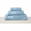 Σετ (3τμχ) Πετσέτες Μπάνιου Soft 8 Sky Blue της Anna Riska