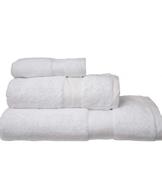 Σετ (3τμχ) Πετσέτες Luxor Λευκό της VIOPROS (30x50+50x100+70x140)