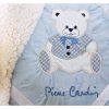 Βρεφική Fleece Κουβέρτα Κούνιας Ισπανίας με Γουνάκι TEDDY της PIERRE CARDIN (110x140) BLUE