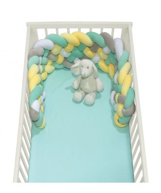 Baby Relax 6586 Βρεφική Πάντα Κούνιας Πλεξούδα της DAS HOME (25x200)