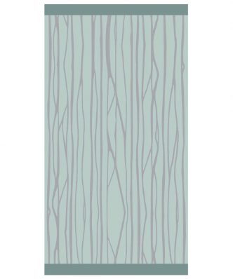 Βελουτέ Πετσέτα Θαλάσσης MINIMAL STRIPES AQUA της MELINEN (86x160)