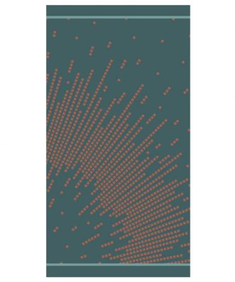 Βελουτέ Πετσέτα Θαλάσσης SPLASH PETROL της MELINEN (86x160)
