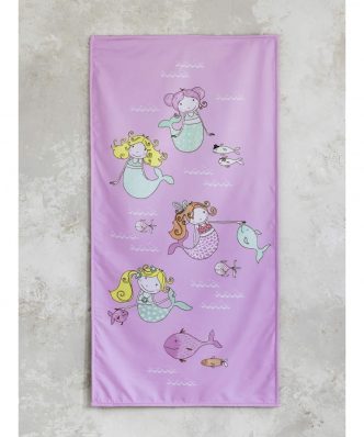 Παιδική Πετσέτα Θαλάσσης (2 όψεων) Dancing Mermaids της NIMA HOME (70x140)