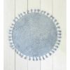 Πατάκι Μπάνιου Fuzzy της NIMA HOME (Δ:60cm) - Light Blue