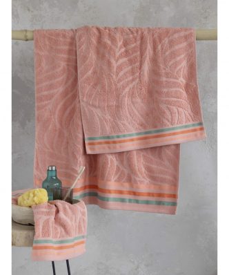 Σετ (3τμχ) Πετσέτες Μπάνιου Nanea της NIMA HOME - Dark Pink