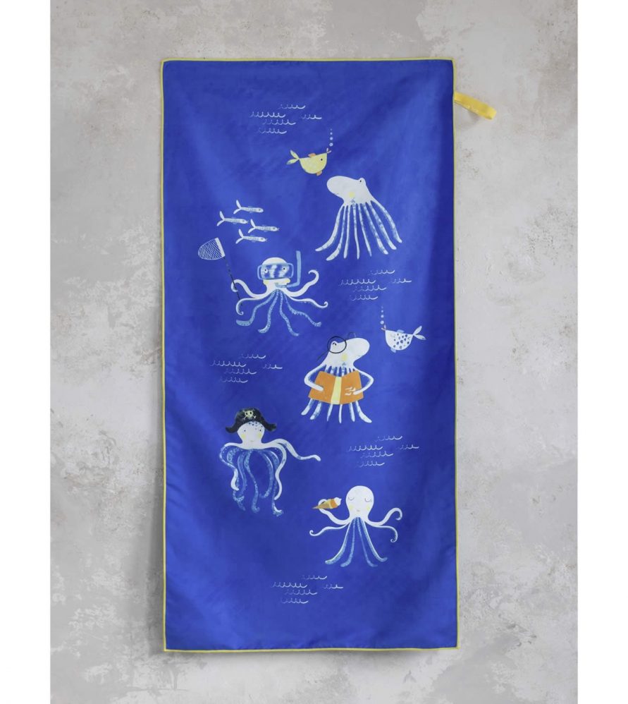 Παιδική Πετσέτα Θαλάσσης Octopus της NIMA HOME (70x140)