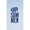 Πετσέτα/Παρεό Θαλάσσης Bulldog της BOREA - Σιέλ (90x160)