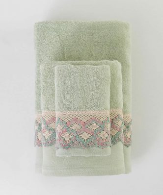 Σετ (3τμχ) Πετσέτες Μπάνιου Beautiful της BOREA - Βεραμάν