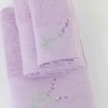 Σετ (3τμχ) Πετσέτες Μπάνιου Lavender της BOREA - Λιλά 1