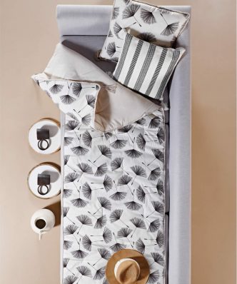 Stylish DANDY Διακοσμητικό Μαξιλάρι της ΚΕΝΤΙΑ (50x50) BEIGE - BLACK