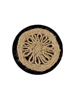 Loft COASTER 234 Σετ (4τμχ) Σουβέρ της ΚΕΝΤΙΑ (10x10) BEIGE - BLACK